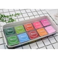 thumbnail image 2 of Finger Ink Pad Sponge Assorted Color Rubber Stamps Wall Painting 1 Set, 2 of 8