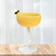 thumbnail image 5 of Vasos de yogur de vidrio de colores resistentes al calor con patas, s pequeños para , copas de postre, para frutas, Bar, cócteles, , base blanca amarilla Macarena Cuencos de postre de copa, 5 of 7