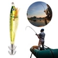 thumbnail image 4 of Señuelo Anzuelo Calamar Camarones Falsos Camarones Señuelo Pesca Luminoso Simulado (006#), 4 of 9