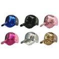 thumbnail image 2 of keepw Breathable WomenAdjustable Ponytail Baseball Cap Sun Protection Sporty Style Polyester Fashionable pink, 2 of 6