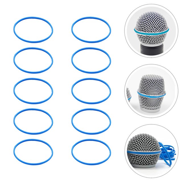 10 Pcs Anneau de Grille de Remplacement DIY Microphone à Main Anneau de Grille