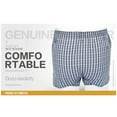 thumbnail image 4 of Mens Panties Underwear Boxers Shorts Casual Cotton Plaid Sleep Underpants Loose Comfortable Button Fly Homewear Panties, 4 of 7