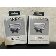 Harry's Men's 5-Blade Razor Blade Refills, 8 Count (2 Packs), 16 Counts Total