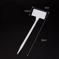 thumbnail image 1 of Lefu 10pcs Upturned Plant Tags Markers Nursery Tray Garden Labels Stick Tools, 1 of 7