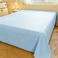 thumbnail image 6 of AuroraX Bed Sheet Twin Size Blue Sold Separately Flat Sheets Twin, 6 of 6