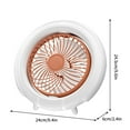thumbnail image 3 of Veilleuse DEL, Veilleuse Ventilateur de Circulation Multifonction Support Intelligent Suspendu Ventilateur de Tête Oscillant Automatique, Lumières de Tête DEL, Support de Lumière DEL, Veilleuse à Intensité Réglable, 3 of 3