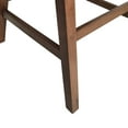 thumbnail image 4 of Noble House Marten Indoor Fabric Upholstered Wood Counter Stools, Set of 2, Light Beige, 4 of 8