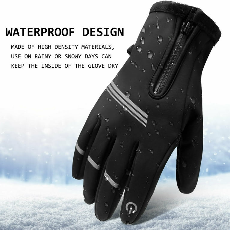 Unisex Thermal Running Gloves – Touchscreen Compatible, Lightweight, For Winter Cycling/Walking