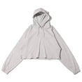 thumbnail image 2 of Sudadera Puma Classics Ribbed para Mujer 534357-04 gris L, 2 of 7