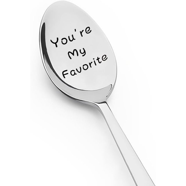 Christmas Birthday Gifts for Women Men You're My Favorite Spoon Gift for Boyfriend Girlfriend Valentines Day Gifts for Couples Wife Husband Anniversary Wedding Gift for Fiancee Fiancee