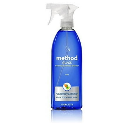 (2 Pack) - Method - Glass Cleaner Mint Spray | 828ml | 2 PACK BUNDLE