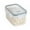 A, variant on dongrere Plastic Food Storage Container for Kitchen - Transparent Fresh-keeping Storage Box, Storage Sealed Tank, Kitchen Sealed Jar With Lid, Fresh-keeping Box