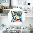 thumbnail image 5 of nygtbtfer Throw Pillow , Teal Pillow Covers Room Decor, Set of 2, and Solid Accent Pillow Cushion Case for Couch Bed Sofa White, 5 of 7