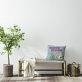 thumbnail image 4 of Simply Daisy 16-inch Square Hoppy Easter Polyester Throw Pillow, Blue Qty 1, 4 of 4