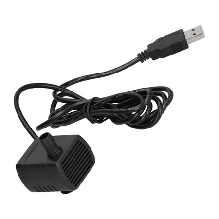 

Ymiko Water USB Plug Fish Tank Micro Circulation Device With Suction Cup DC5V 120L/H 50cm Lift Water Micro Water Circulation Device