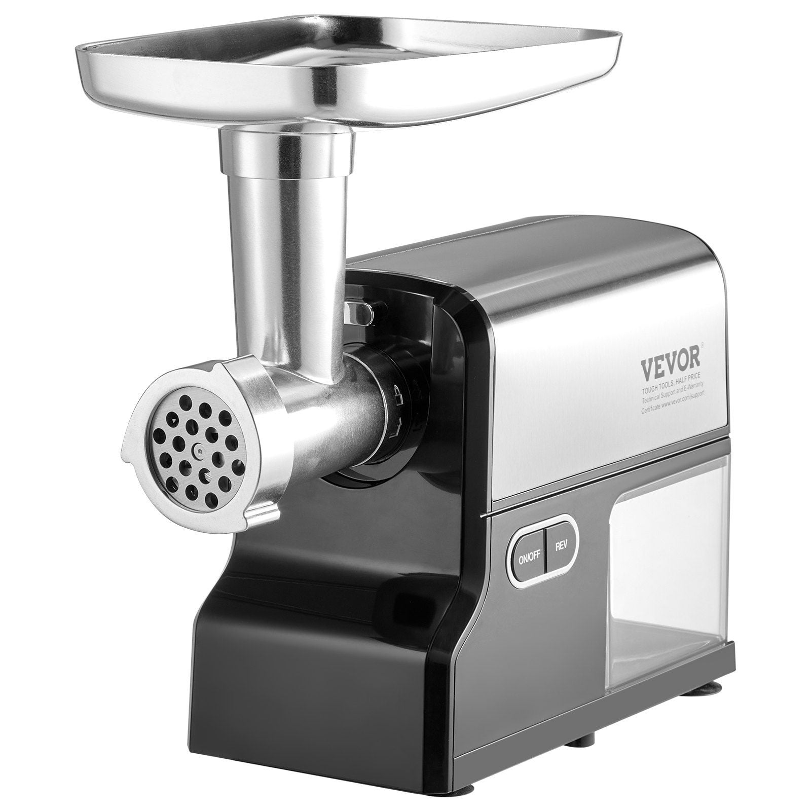 Electric Meat Grinder 4.2 Lbs/Min, 500W Sausage Stuffer Maker, Heavy Duty Home Kitchen Food Processor with 3 Plates - Fast & Easy Ground Meat