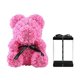 thumbnail image 3 of Nuevo 2023 Oso rosa Oso de peluche rosa Oso de flor rosa artificial, regalo para el día de San Valentín, boda, día de la madre y aniversario El más vendido, 3 of 5