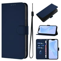 Allytechgroup Compatible with iPhone 13 Pro Wallet Case, Credit Card Holder PU Leather Flip Kickstand Protective Shockproof Cover Women Men for iPhone 13 Pro, Navyblue