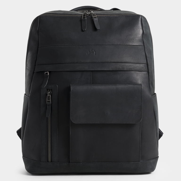 Velez Leather Backpack for Men, Cool Comfort, Black, 1 Piece  display picture 2