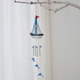 thumbnail image 4 of Mediterranean Sailboat Wind Chime Artisanal Floating Ship Model Wind Chime Seaside-Themed Wind Chime, 4 of 8
