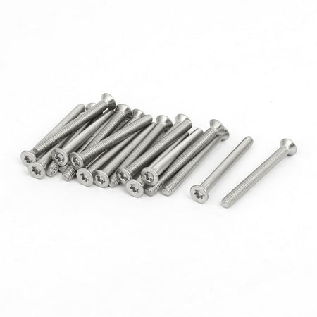 

UxcellM3x30mm 304 Stainless Steel Flat Head Torx Machine Screws Fastener 20pcs