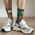 thumbnail image 6 of Fuzoiu Tropical Tribe Mask Print Athletic Crew Socks for Men & Women,Casual Crew Socks,Above Ankle Crew Socks for Business, Casual, 6 of 6