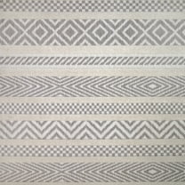 Leick Home 596494 Everald Multi-Pattern Indoor Outdoor Area Rug Rectangle 6'7"x9'6"