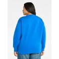 thumbnail image 3 of Terra & Sky Women's Plus Size Yellowstone Graphic Sweatshirt with Long Sleeves, Sizes 0X-4X, 3 of 5