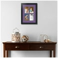 thumbnail image 2 of ArtToFrames Collage Photo Picture Frame with 4 - 3x5" Openings, Framed in Black with Grape and Black Mats (CDM-3926-2), 2 of 8