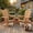 Light Brown, variant on Wood Lounge Patio Chair Set of 2, Folding Adirondack Chairs with Solid Cedar Wood, Outdoor Garden Chairs for Lawn, Backyard, Comfortable, Gray