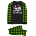 thumbnail image 2 of Blusa y pantalones con estampado a cuadros para hombre y papá, ropa familiar, pijamas, blusa y pantalones de poliéster, 2 of 3