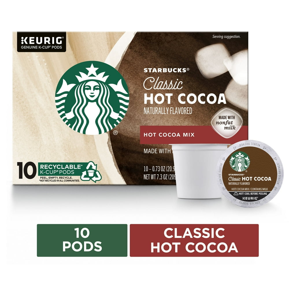 Starbucks Hot Cocoa KCup Coffee Pods — Hot Cocoa for Keurig Brewers