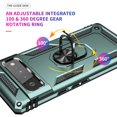 thumbnail image 5 of Compatible with Google Pixel 6 Pro Case Built-in 360 Ring Holder Kickstand, Extreme Protection Military Armor Magnetic Car Dual Layer Protective Heavy Duty Phone Cover For Google Pixel 6 Pro,Darkgreen, 5 of 8
