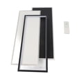 thumbnail image 2 of Steplessly Dimmable LED Ceiling Light Fixture, Iron and Acrylic Material, Remote Control, Bedroom Hall Use, 2 of 7