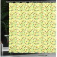 thumbnail image 3 of Ambesonne Polka Dot Shower Curtain, Fashion Colorful Circle, 69"Wx75"L, Pastel Yellow and Pink, 3 of 4