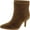 Brown Moss/True Suede, variant on Vince Camuto Womens Amvita Suede Stilettos Ankle Boots Black 6.5 Medium (B,M)