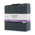 thumbnail image 4 of Mainstays Enzyme Washed Microfiber King Bed Sheet Set, Grey Stone, 4 Pieces, King, 4 of 4