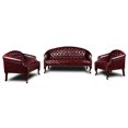 thumbnail image 4 of Boss Office Products Chaise de Club Touffetée en Rouge, 4 of 5