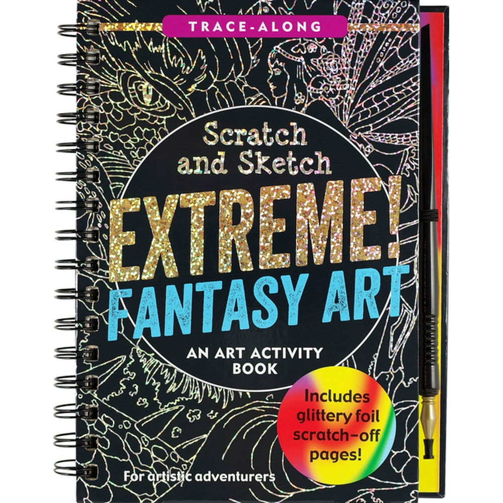 Scratch and Sketch TraceAlong Scratch & Sketch Extreme Fantasy Art (Trace Along) (Hardcover