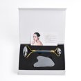 thumbnail image 3 of Roller Massage Stick Energy Stone Heart shaped Scraper Facial Beauty Device Massage Stick, 3 of 5