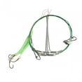 thumbnail image 4 of Fishing Leaders with Hooks Fishing Wire Leader Hook Rigs Fishing Bottom Rigs Hook 20mmx9mm, 4 of 8