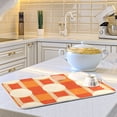 thumbnail image 6 of Yayeee Dish Drying Mat for Kitchen Counter 16"x18" Microfiber Absorbent Pad, Beige Geometric Circles, 6 of 7