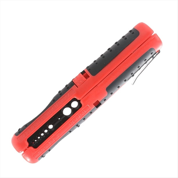 1 Piezas Pelacables Pelacables Portátil Multifunción, Cable de Red, Cable, Cable Coaxial, Cortador de Cables, 10-20AWG, Rojo