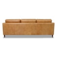 thumbnail image 5 of Ludwig Mid Century Genuine Leather Right-Facing Power Inclining Sofa in Tan, 5 of 7