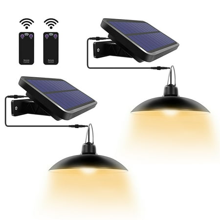 

Genkent Solar Lights Outdoor Solar Pendant Lights Waterproof with Remote Control Holiday Christmas Decoration