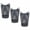 Black, variant on Mind Reader 71L Flexi Laundry Hamper 3 Pack with Heart Cutouts, Lightweight Ventilated Clothes Baskets for Bedroom, Bathroom, Pink