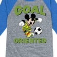 thumbnail image 3 of Disney - Soccer Goal - Toddler & Youth Raglan Graphic T-Shirt, 3 of 4