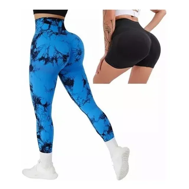 Leggins Deportivos Mujer Para Yoga, Tie-dye Ropa Gym