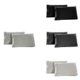 thumbnail image 4 of Funda de almohada de cama de color sólido Funda de cojín rectangular para decoración de dormitorio 2 piezas Scienceny JJ13689-01, 4 of 7