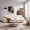 White, variant on 88" Cloud 3-Seater Boucle Sofa with Button Tufted Upholstered Couch, Modern Comfy Seating for Living Room and Apartment, Silver